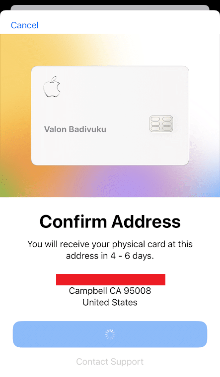 Invited to get Apple Card